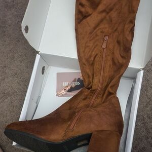 Dream Pairs Black And Brown Over The Knee Boots. This Price Is For Both Pair.